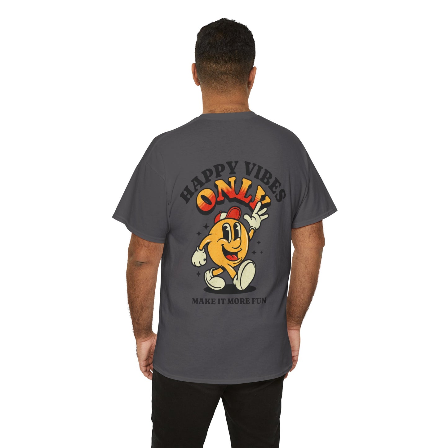 Happy Vibes Only - Unisex Heavy Cotton