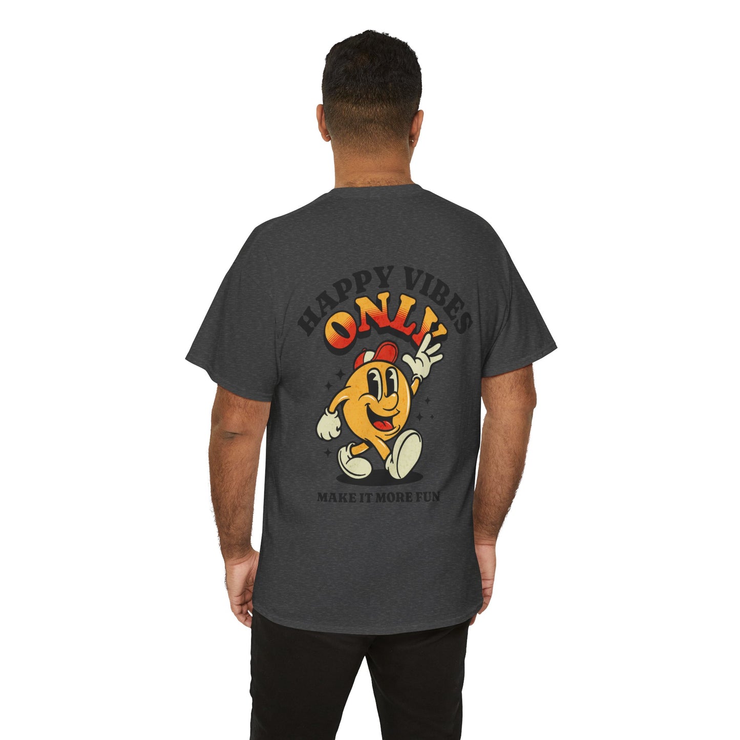 Happy Vibes Only - Unisex Heavy Cotton