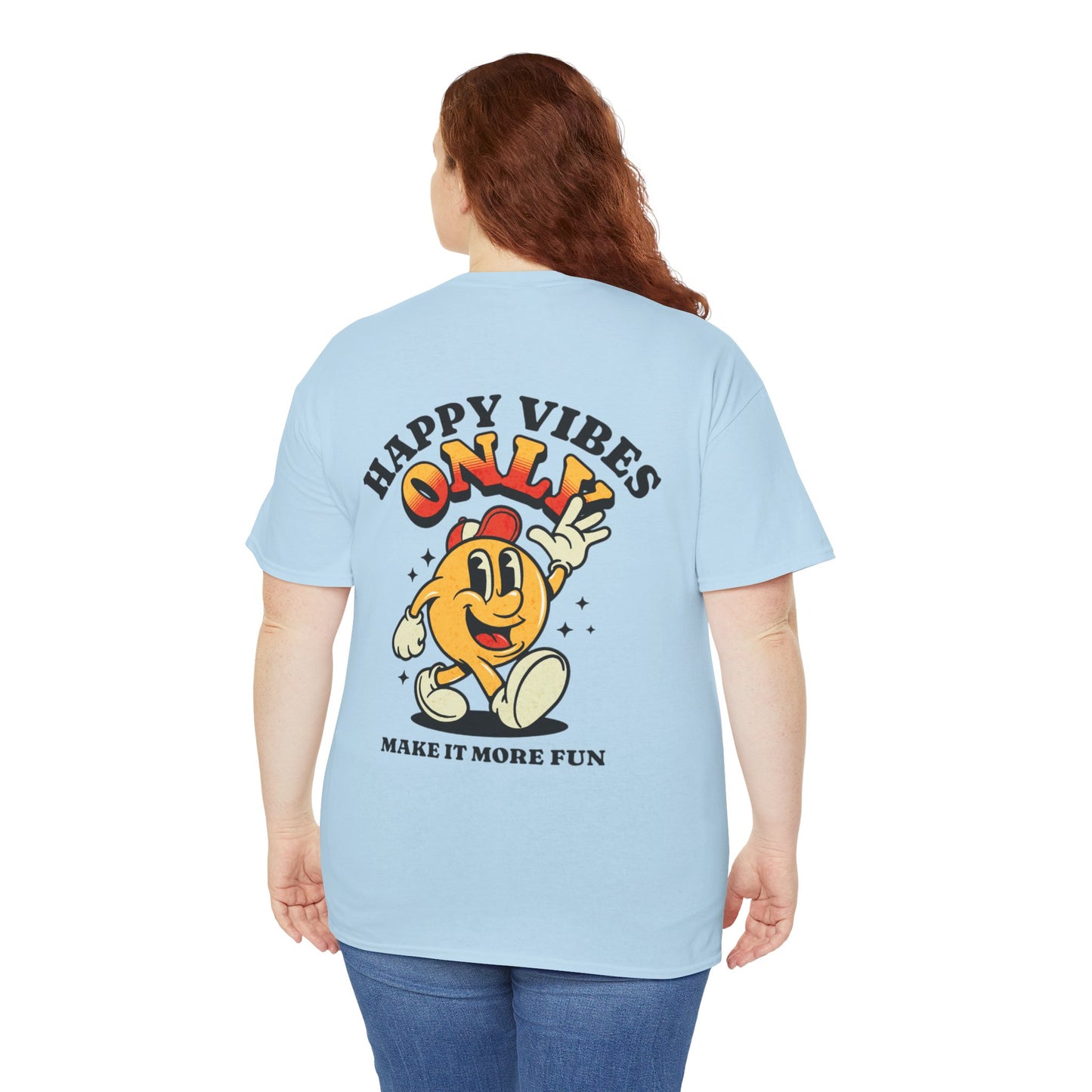 Happy Vibes Only - Unisex Heavy Cotton