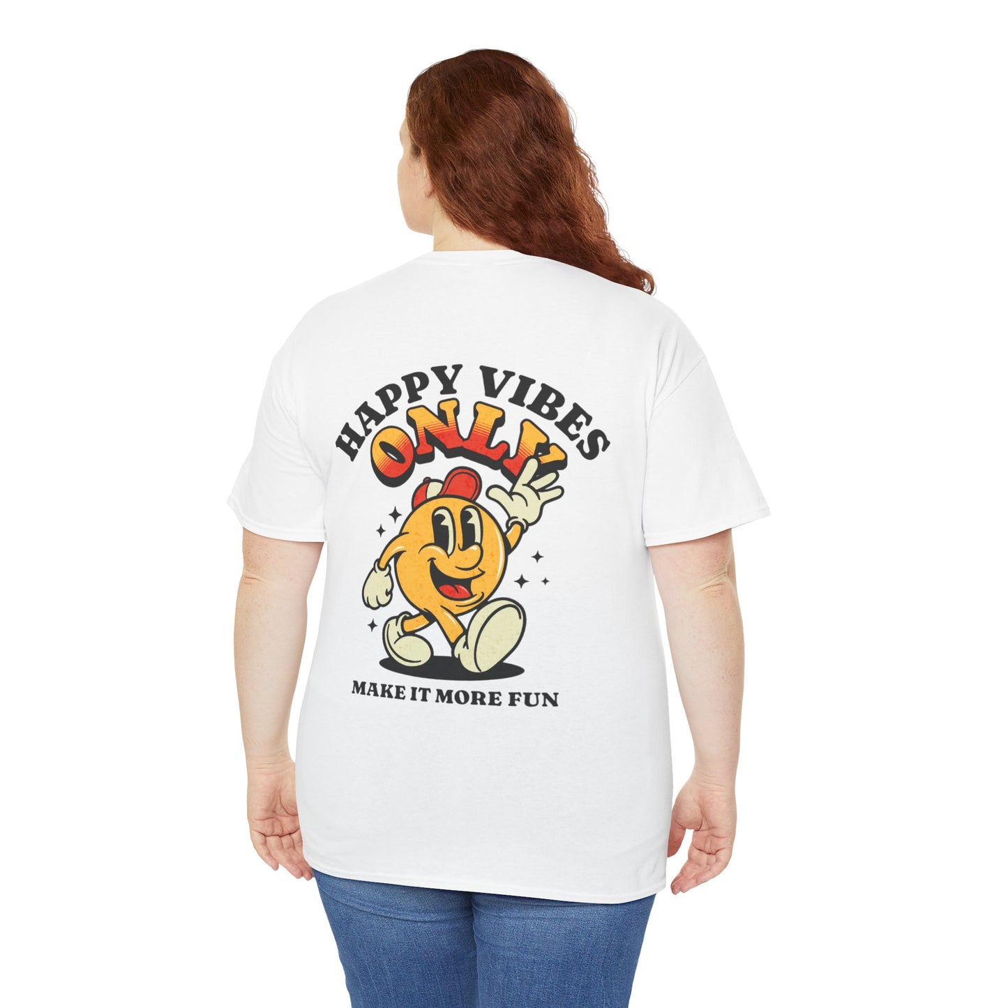 Happy Vibes Only - Unisex Heavy Cotton