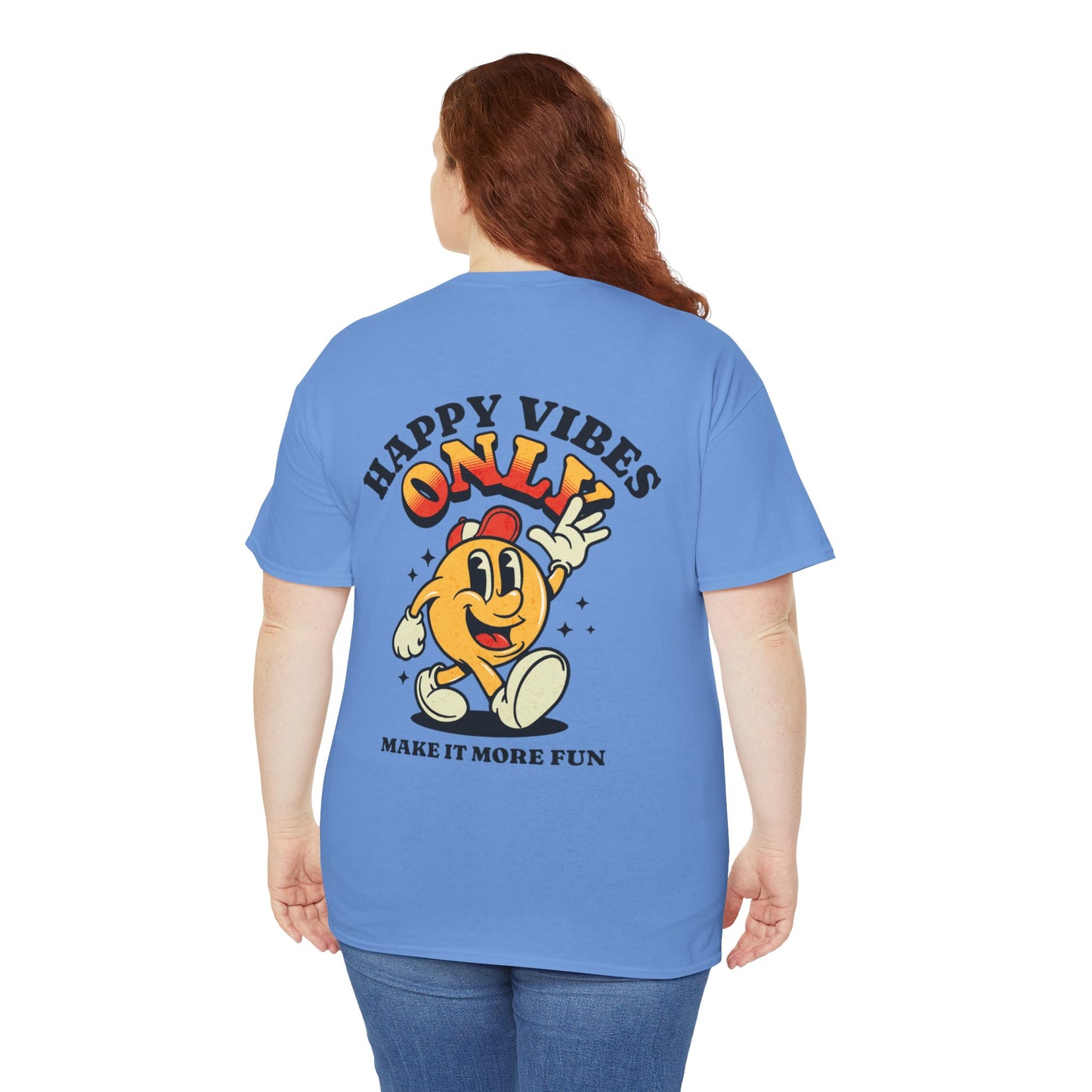 Happy Vibes Only - Unisex Heavy Cotton