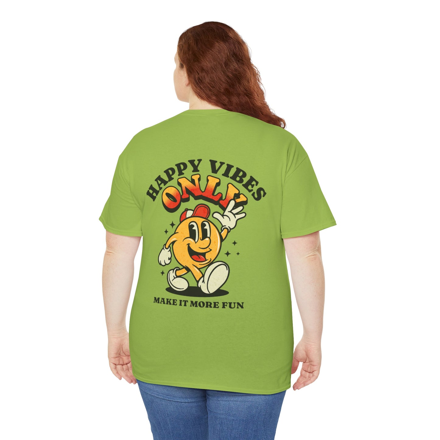 Happy Vibes Only - Unisex Heavy Cotton