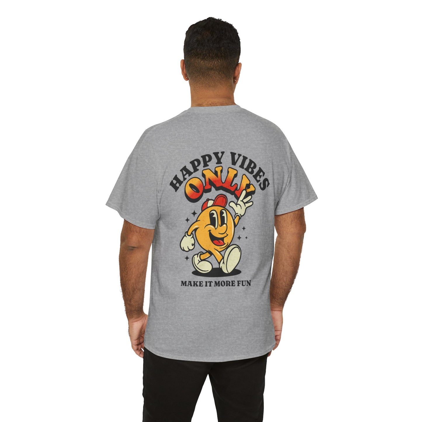 Happy Vibes Only - Unisex Heavy Cotton