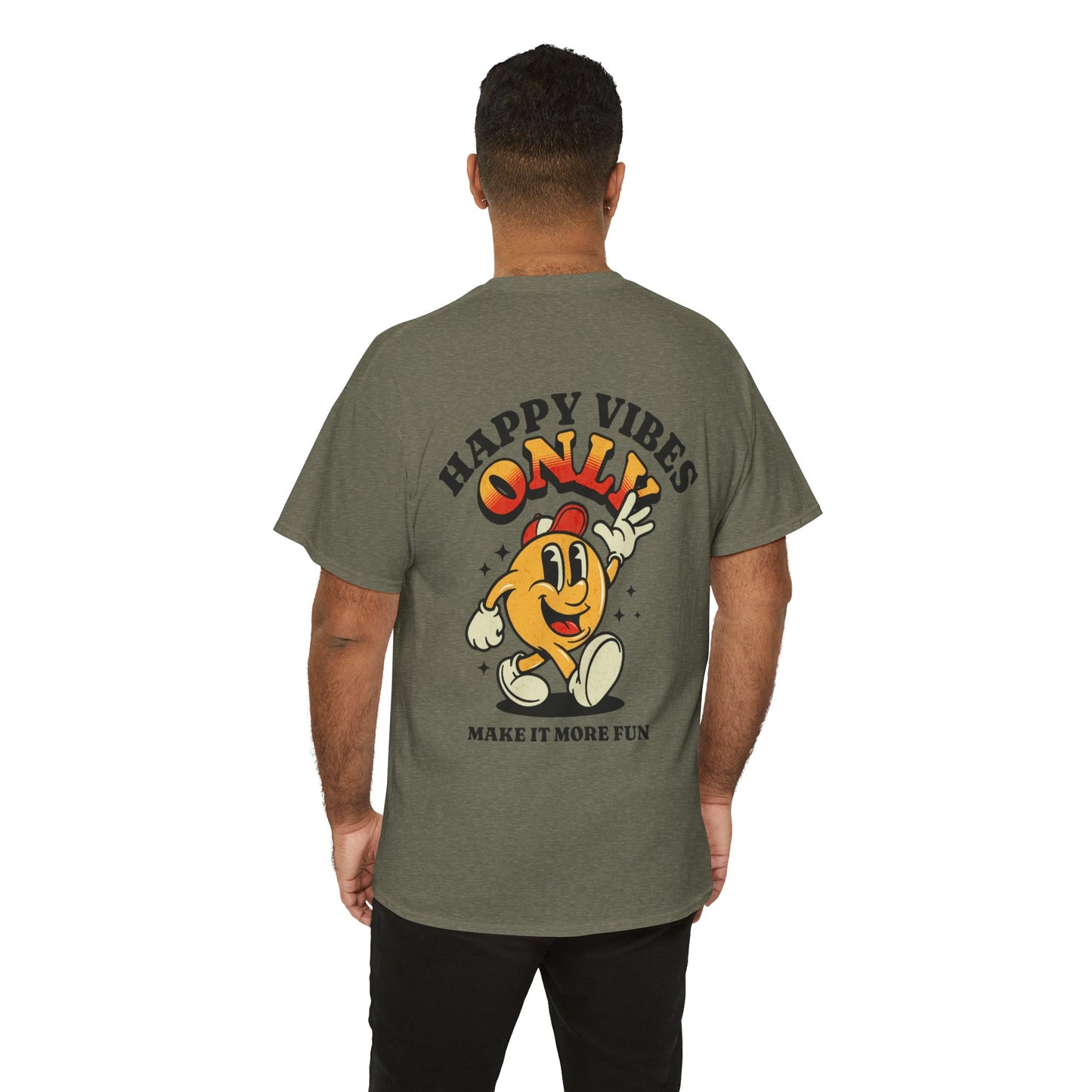 Happy Vibes Only - Unisex Heavy Cotton