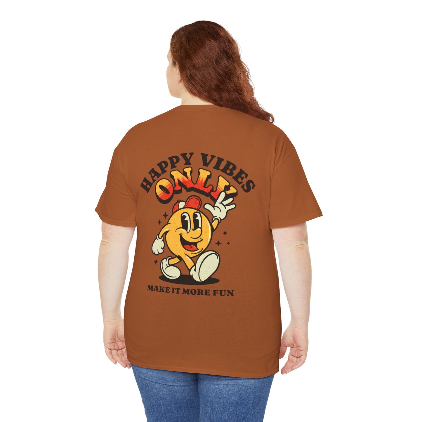 Happy Vibes Only - Unisex Heavy Cotton