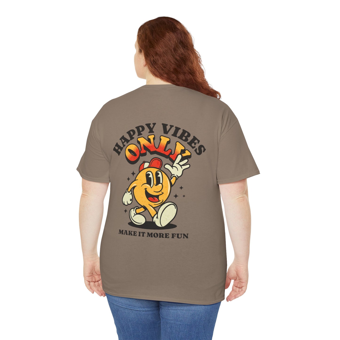Happy Vibes Only - Unisex Heavy Cotton