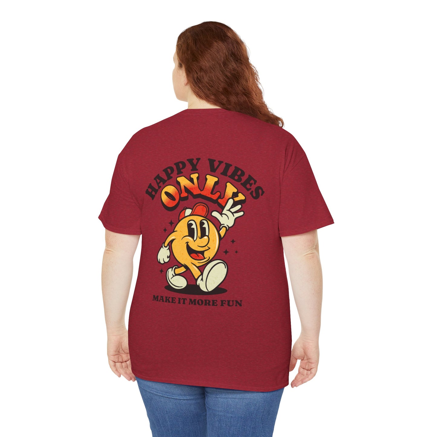 Happy Vibes Only - Unisex Heavy Cotton