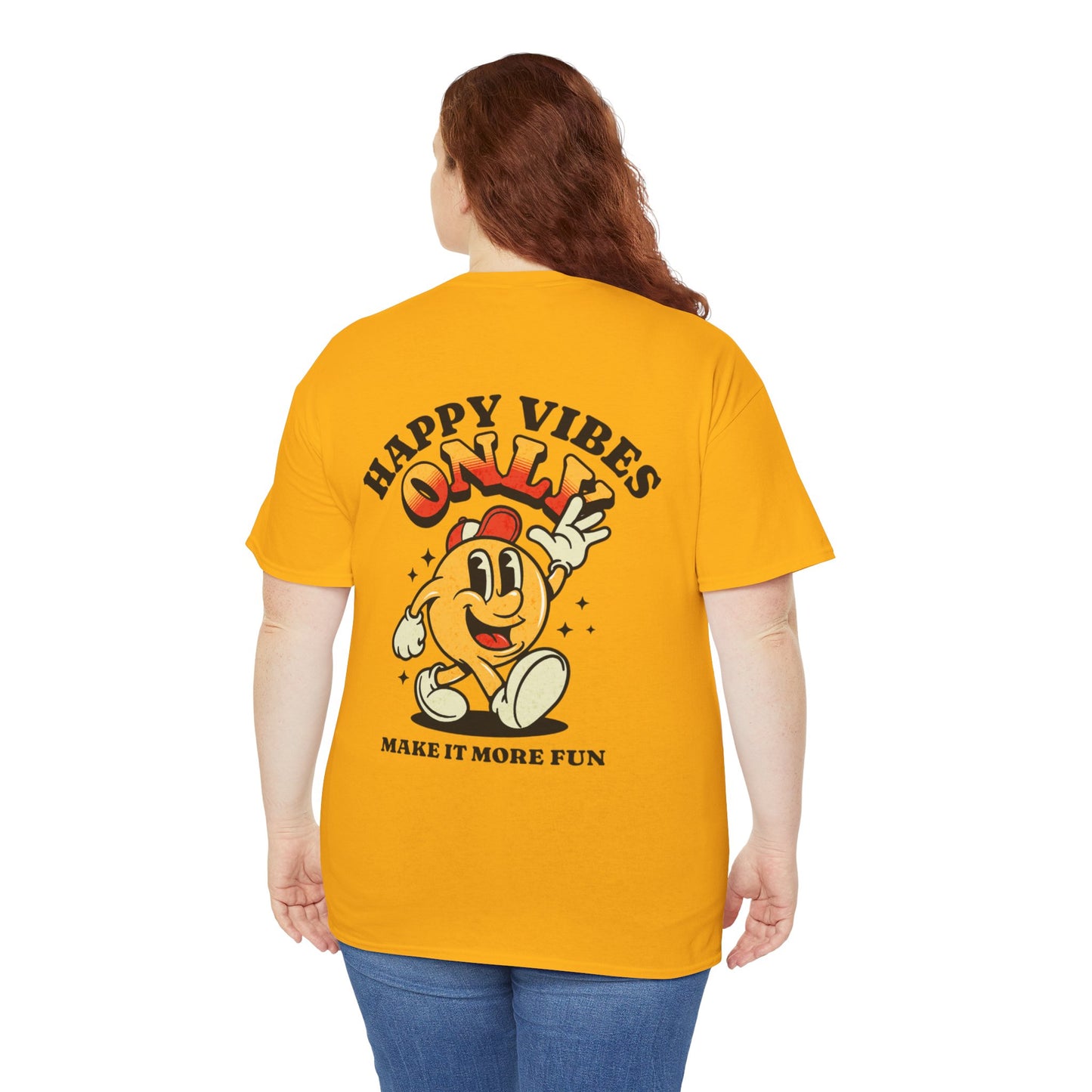 Happy Vibes Only - Unisex Heavy Cotton